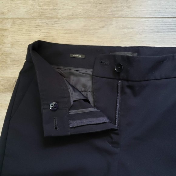 Talbots Women’s Petites Heritage Straight Dark Blue Trouser Pants 8p - Picture 7 of 10